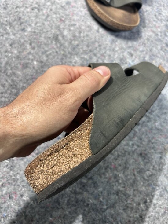 Birkenstock Arizona Black Synthetic Sandal M 12 main image 5